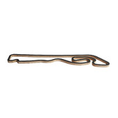 Circuit Anneau du Rhin - Sculpture Murale en Bois (90 cm)